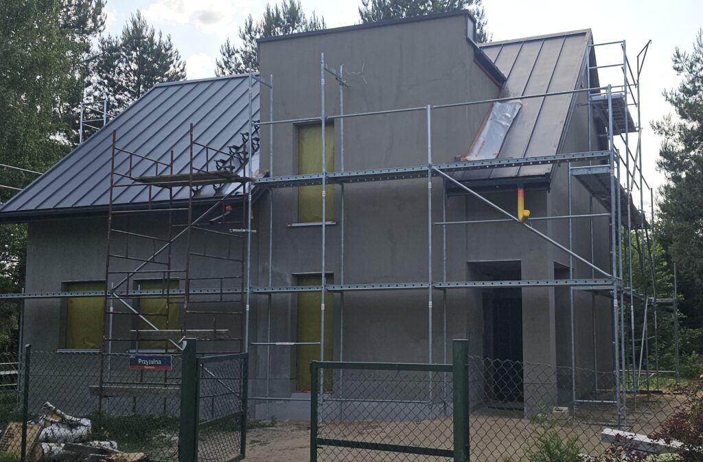 ocieplenie i elewacja w budynku jednorodzinnym - etap drugi